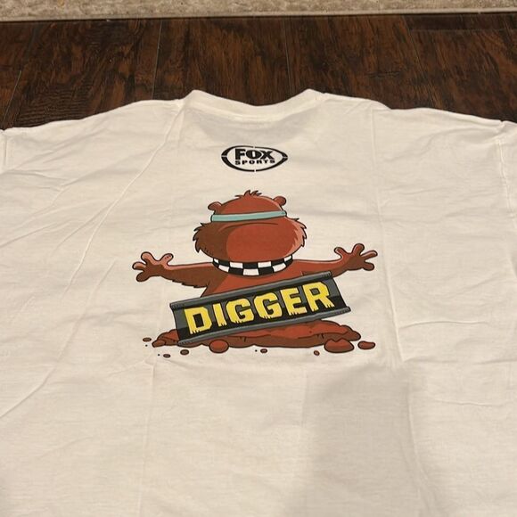 Chase Authentic NASCAR Fox Sports Gopher Cam Racing T-Shirt size 3XL white EUC - Picture 6 of 6